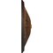 Ekena Millwork Brontes Ceiling Medallion (Fits Canopies up to 3 5/8"), Hand-Painted Rust, 25 1/2"OD x 5 1/2"P CM25BRRUS - alternate 3